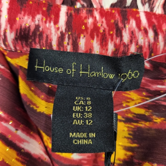 House of Harlow 1960 × Revolve Long Sleeve Dress Size 8 removed tag,never wore - Picture 5 of 6